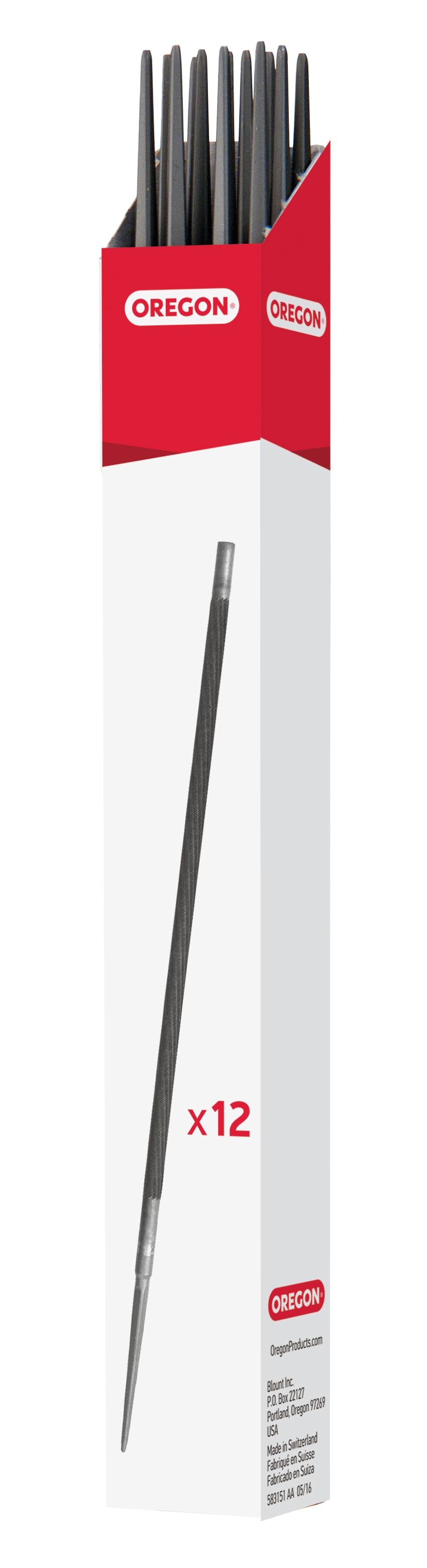Round Files, 4.5 mm, 12-Pack