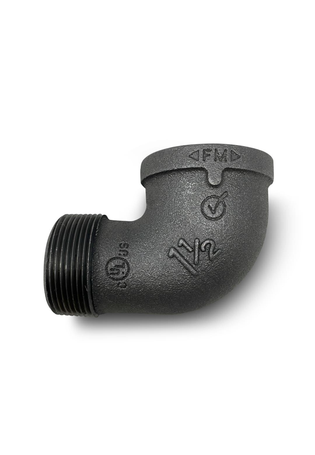 Aeroquip 1 1/2 Black 90 Degree Straight Elbow