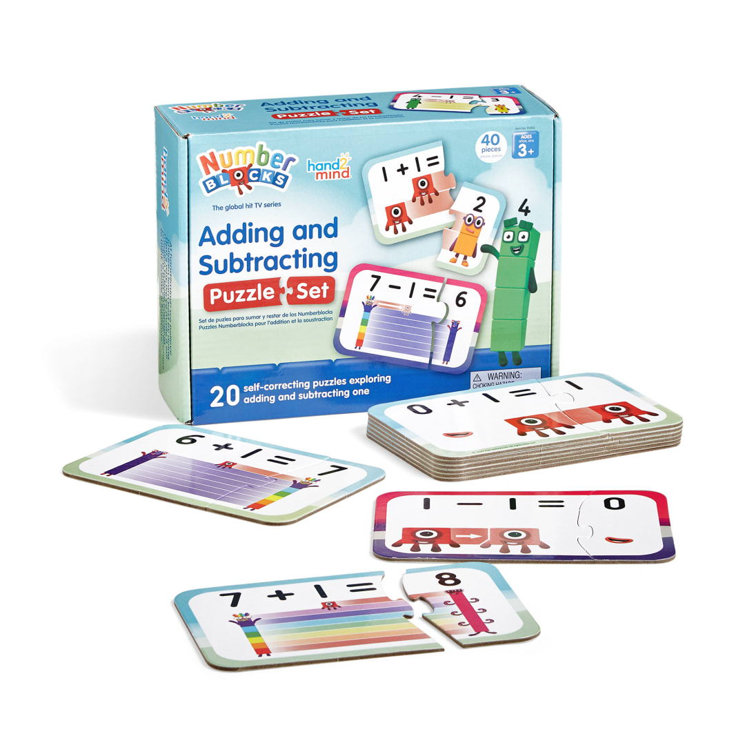 Numberblocks, Adding and Subtracting Puzzle Set