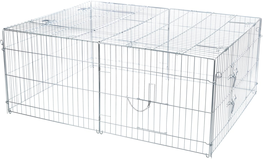 natura Enclosed Outdoor Run - Metal