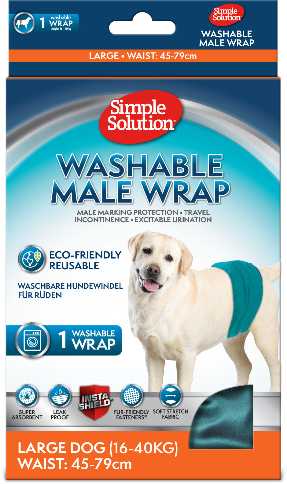Simple Solution Washable Male Wrap - Large
