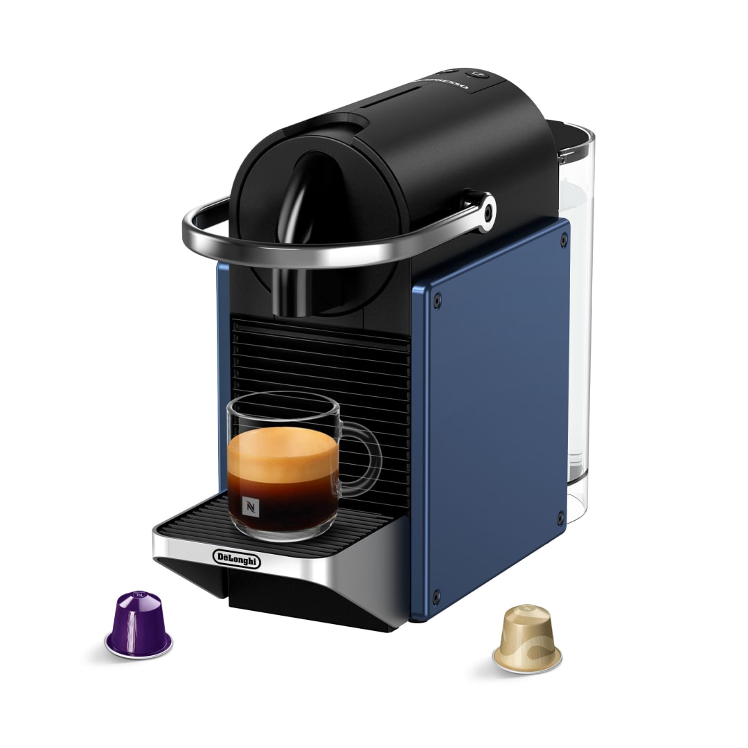 Nespresso Pixie Espresso Machine by De'Longhi, Navy Blue