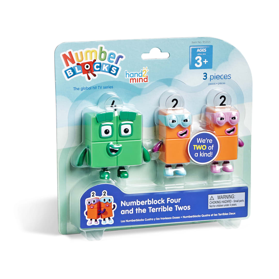 Numberblocks® Figures, Four and the Terrible Twos