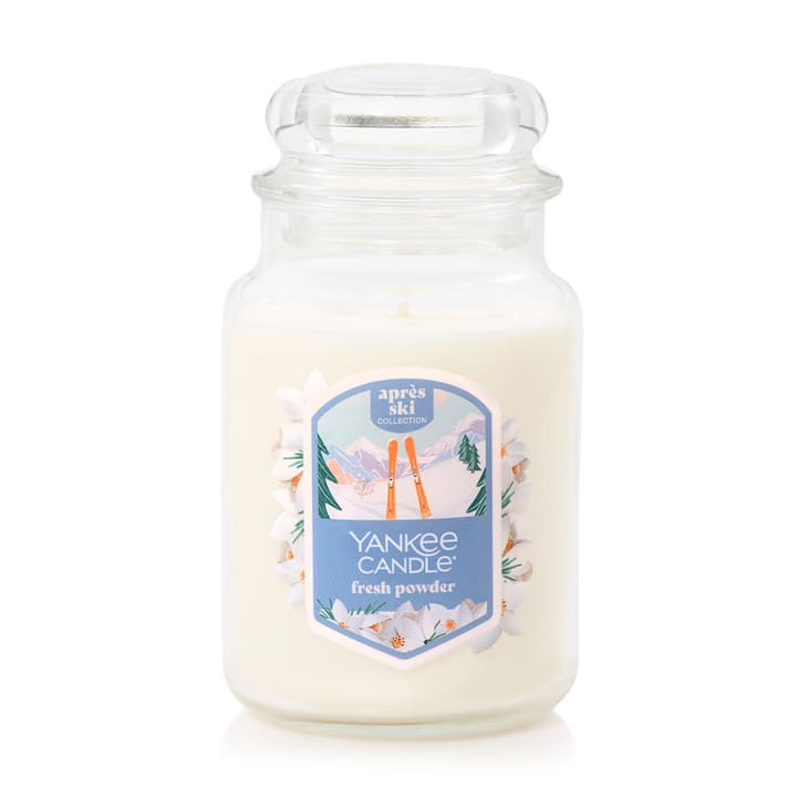 Yankee Candle Fresh Powder Original Large Jar Scented Candles, 22 oz