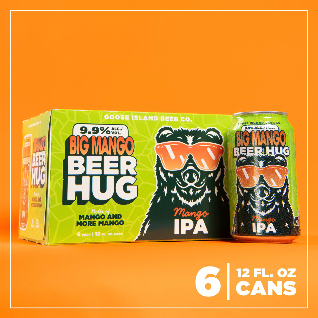 Goose Island Big Mango Beer Hug 6 Pack 12 fl oz Cans