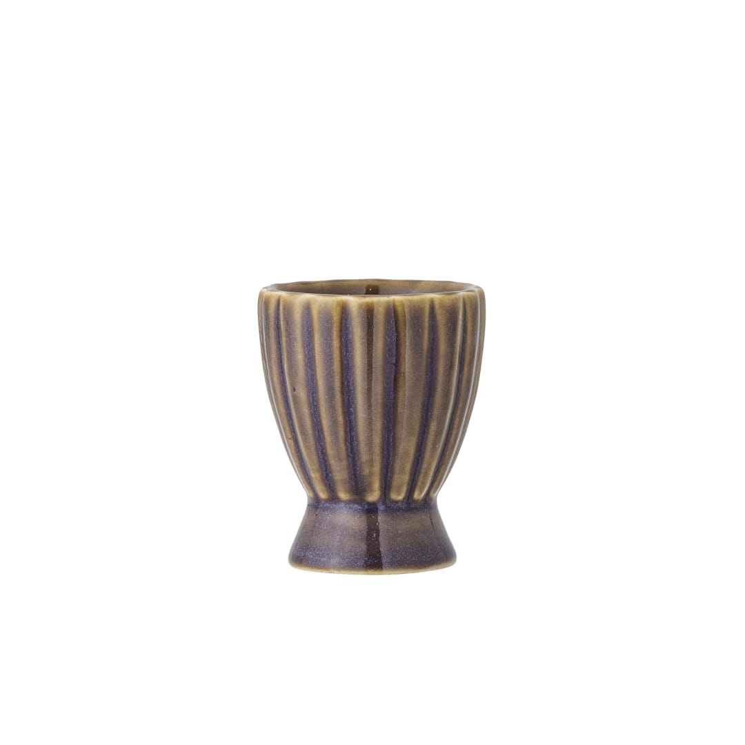 82061925 - Latina Egg Cup, Purple, Stoneware STOCK: 300