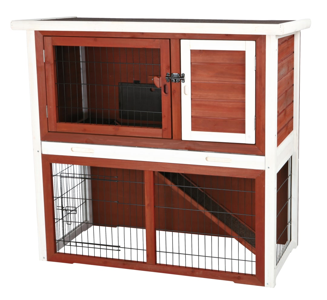 natura Single Rabbit Hutch with Run