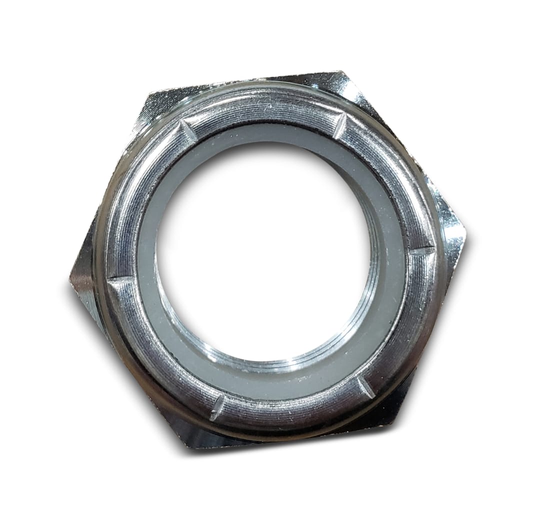 1 1/4-12 SAE Nylon Insert Lock Nut, Thin