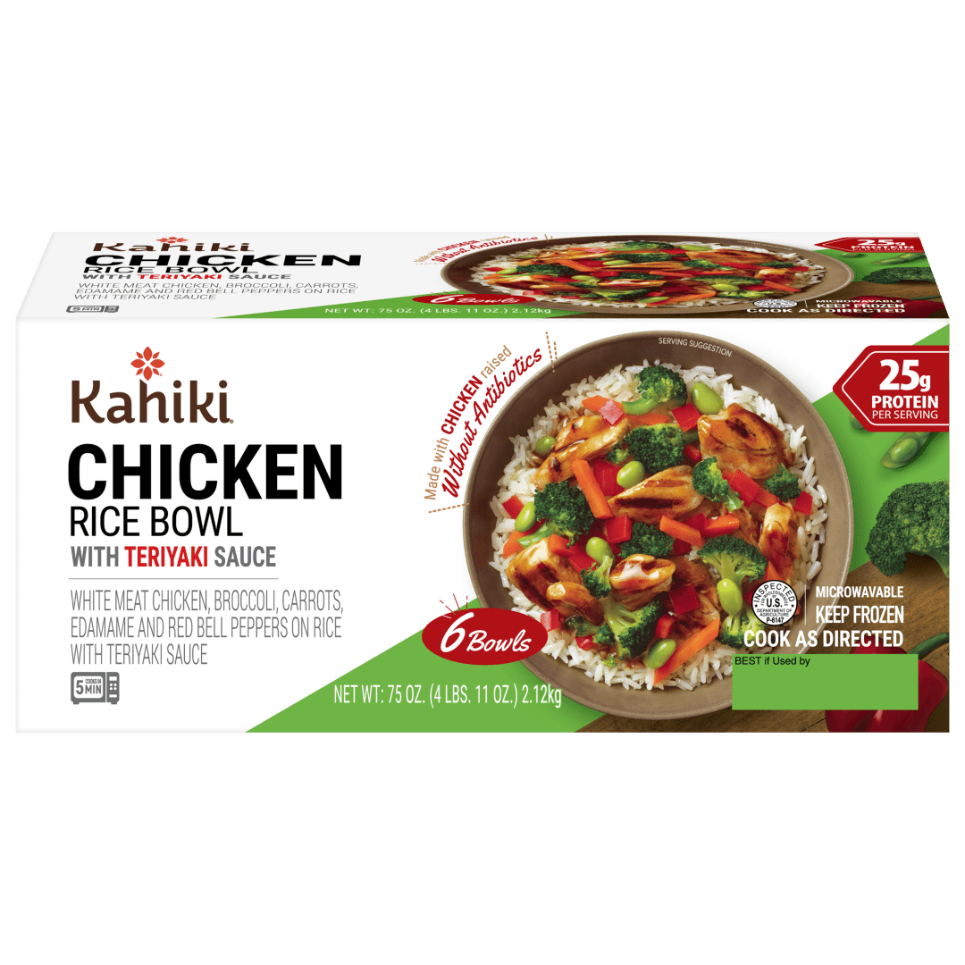 Frozen Teriyaki Chicken & Rice Bowls