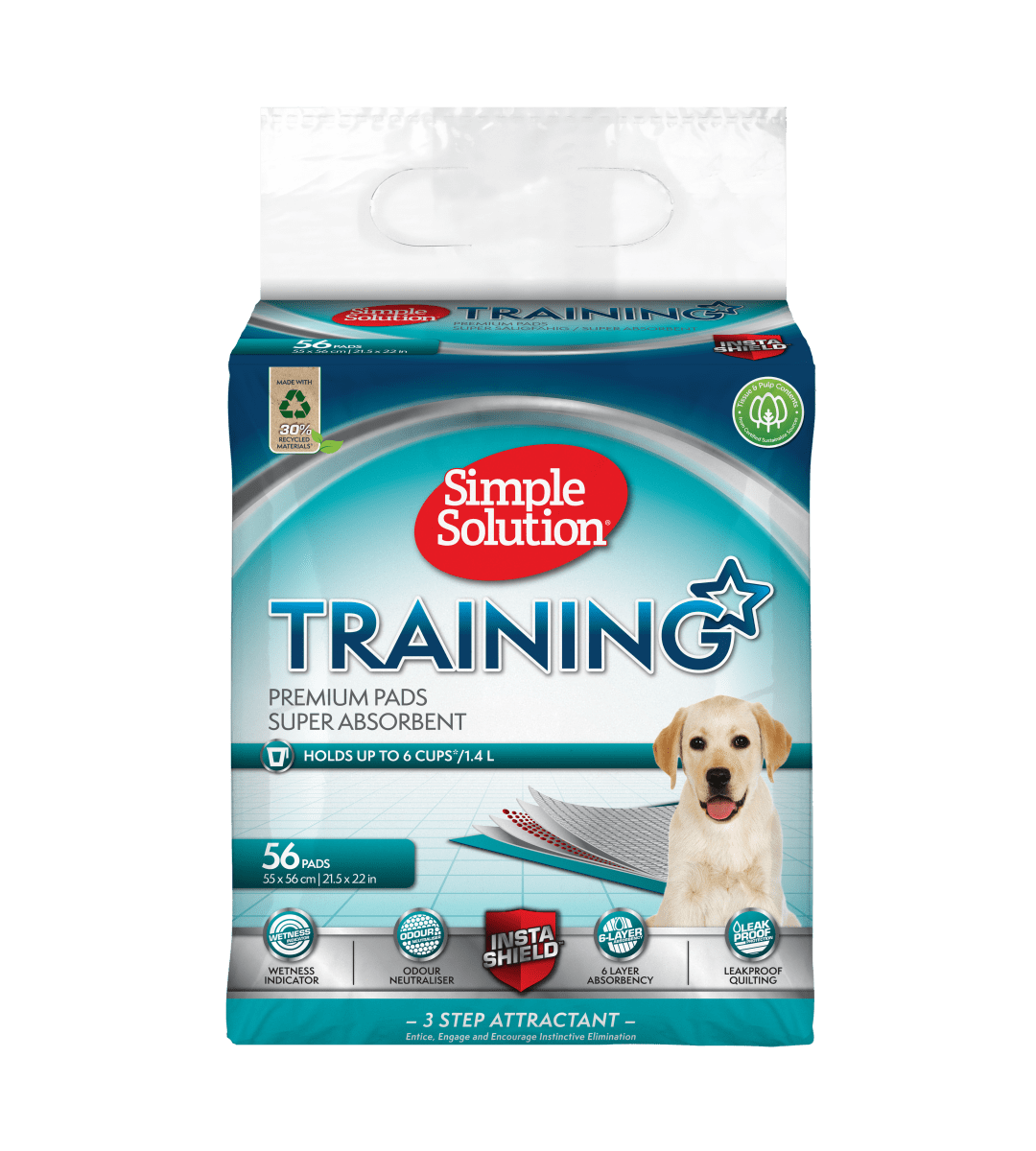 Simple Solution Puppy Training Pads - 56 Pack
