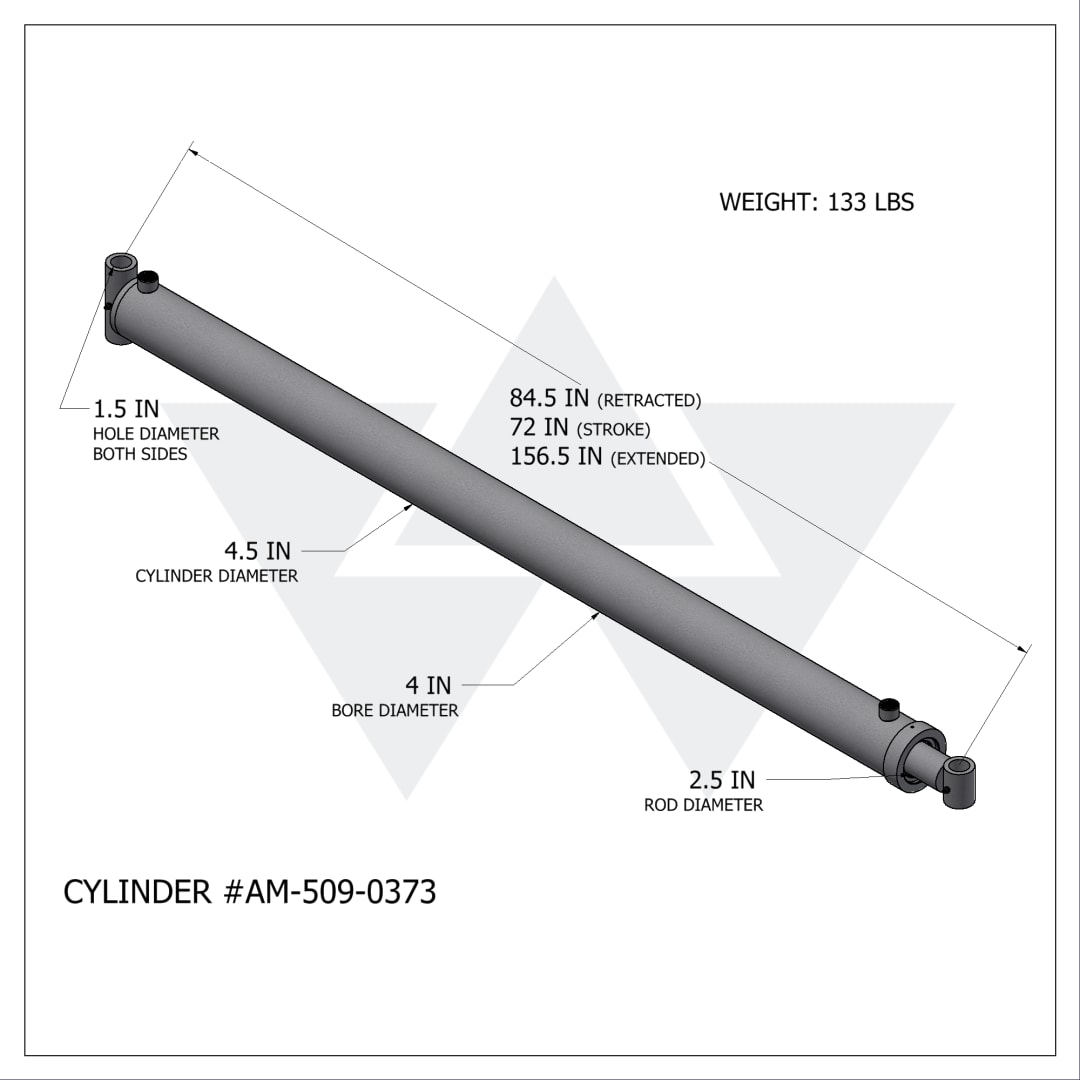 Amrep® Stinger Cylinder (4" X 2.5" X 72")