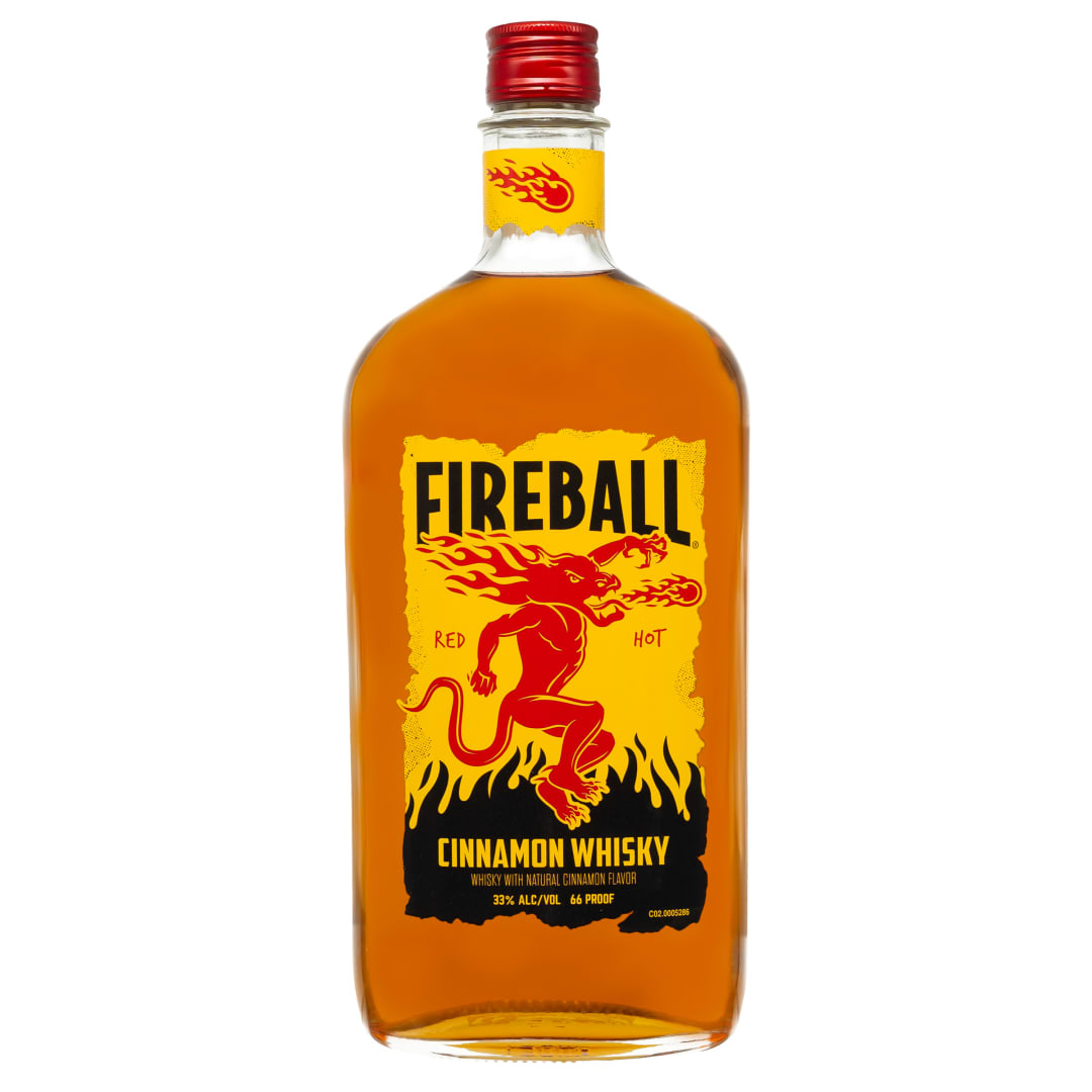 Fireball Hot Cinnamon Blended Whisky 750ml 66 Proof