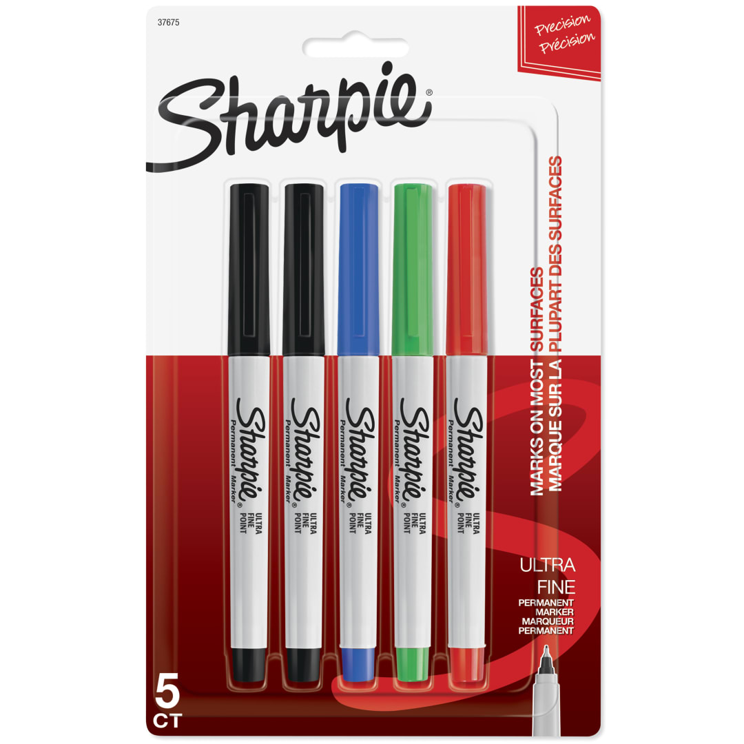 OFC PK SHARPIE UFN AST 5 CARD REPACK