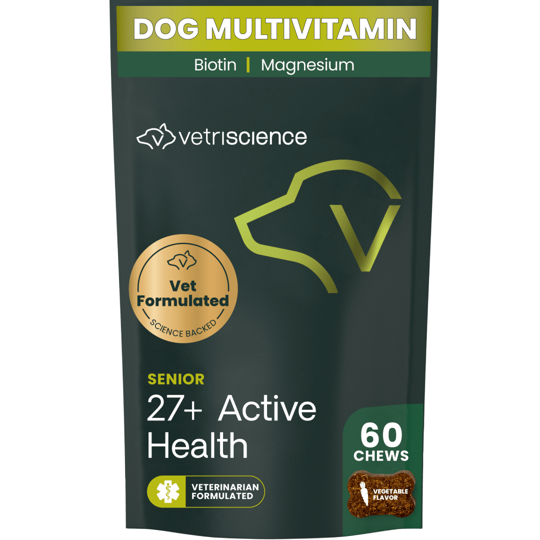 VS 27+ Active Health Chews, Senior Dogs, Veggie, 60ct