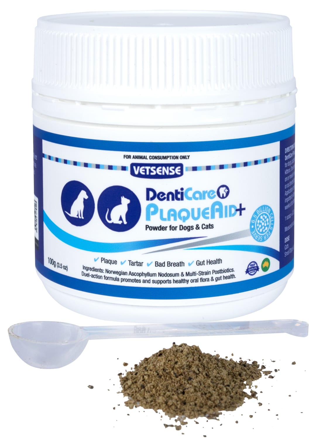 Vetsense DentiCare PlaqueAid+, 100g