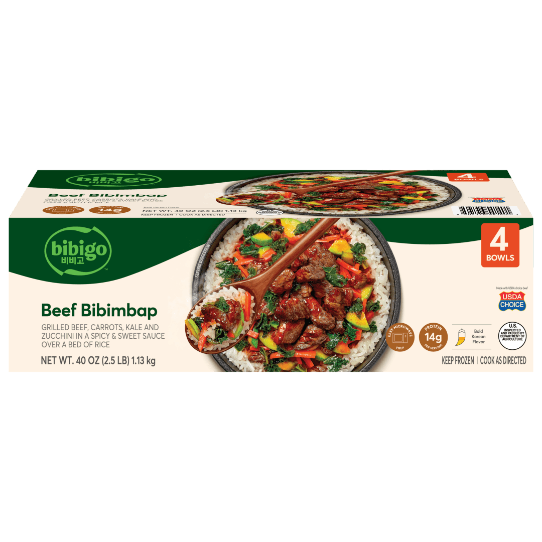 Frozen Beef & Vegetable Bibimbap Rice Bowls