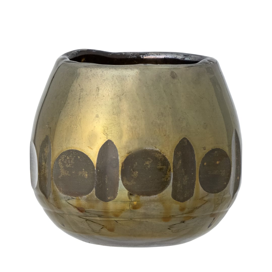 82057743 - Ivalo Votive, Gold, Glass STOCK: 89