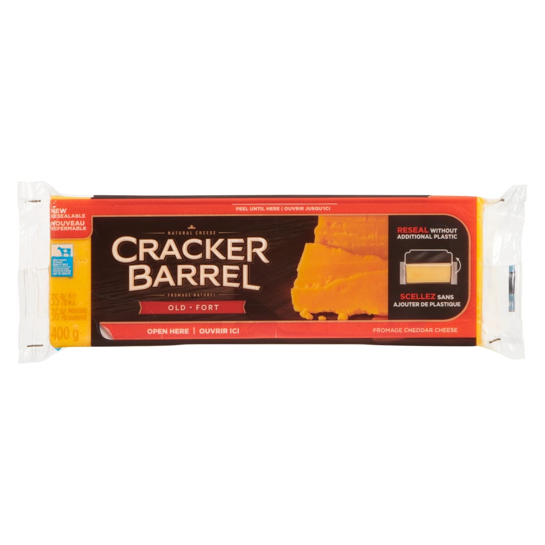 Cracker Barrel Cheddar Coloured Old Cheese, 400g