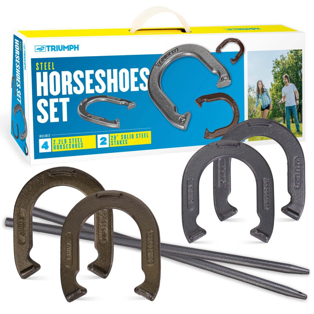 Triumph Steel Horseshoe Set –