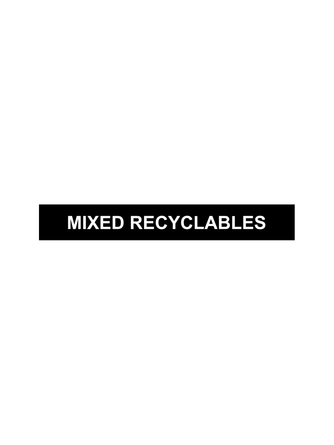 INFINITE - Label - Elite - Mixed Recyclables - Black-White