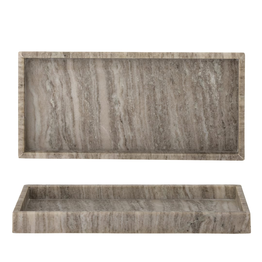 82058056 - Majsa Tray, Brown, Marble STOCK: 7