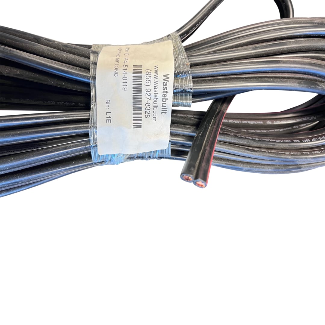 Wastebuilt® Replacement for Pull Tarps 6 Gauge Wire, 50' Long