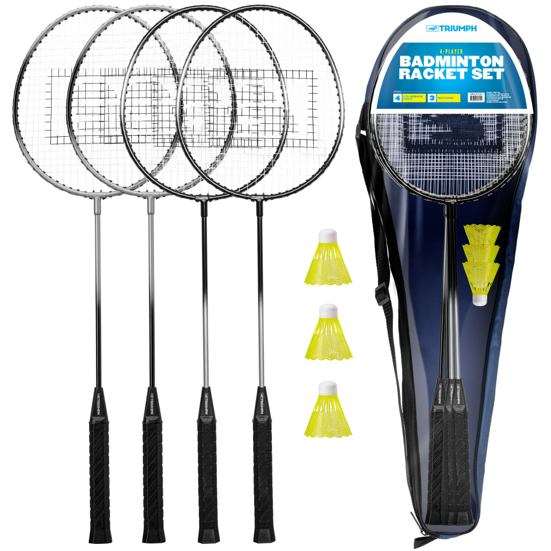 Triumph 4-Player Badminton Rac