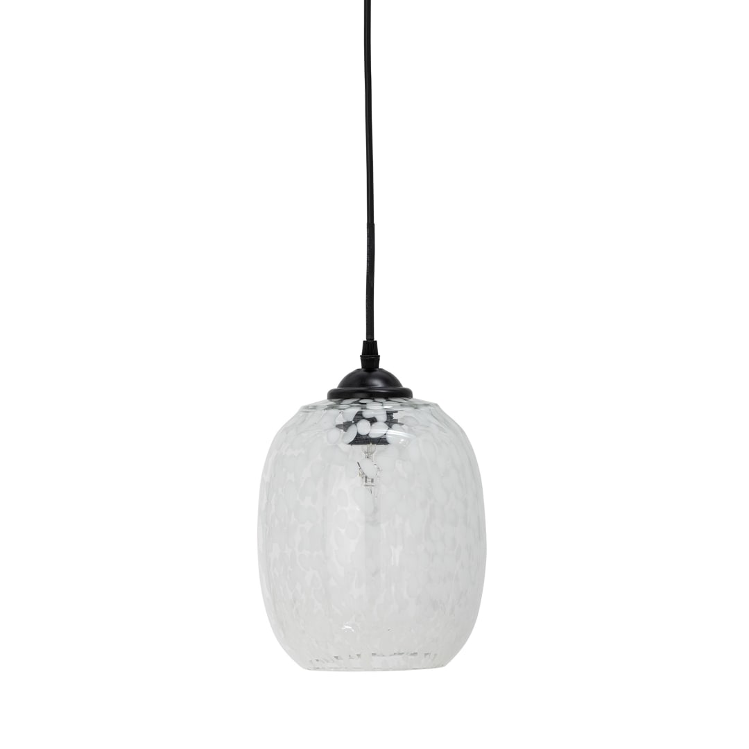 82059675 - Gisele Pendant Lamp, White, Glass STOCK: 125