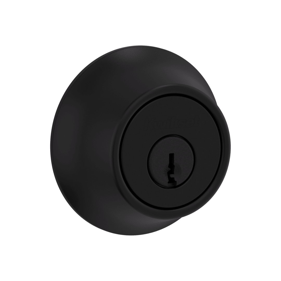 660 Single Cylinder Deadbolt in Matte Black