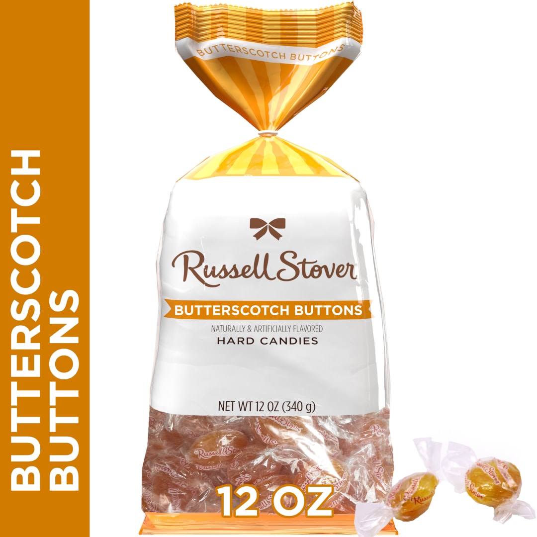RUSSELL STOVER Butterscotch Buttons, 12 oz. bag