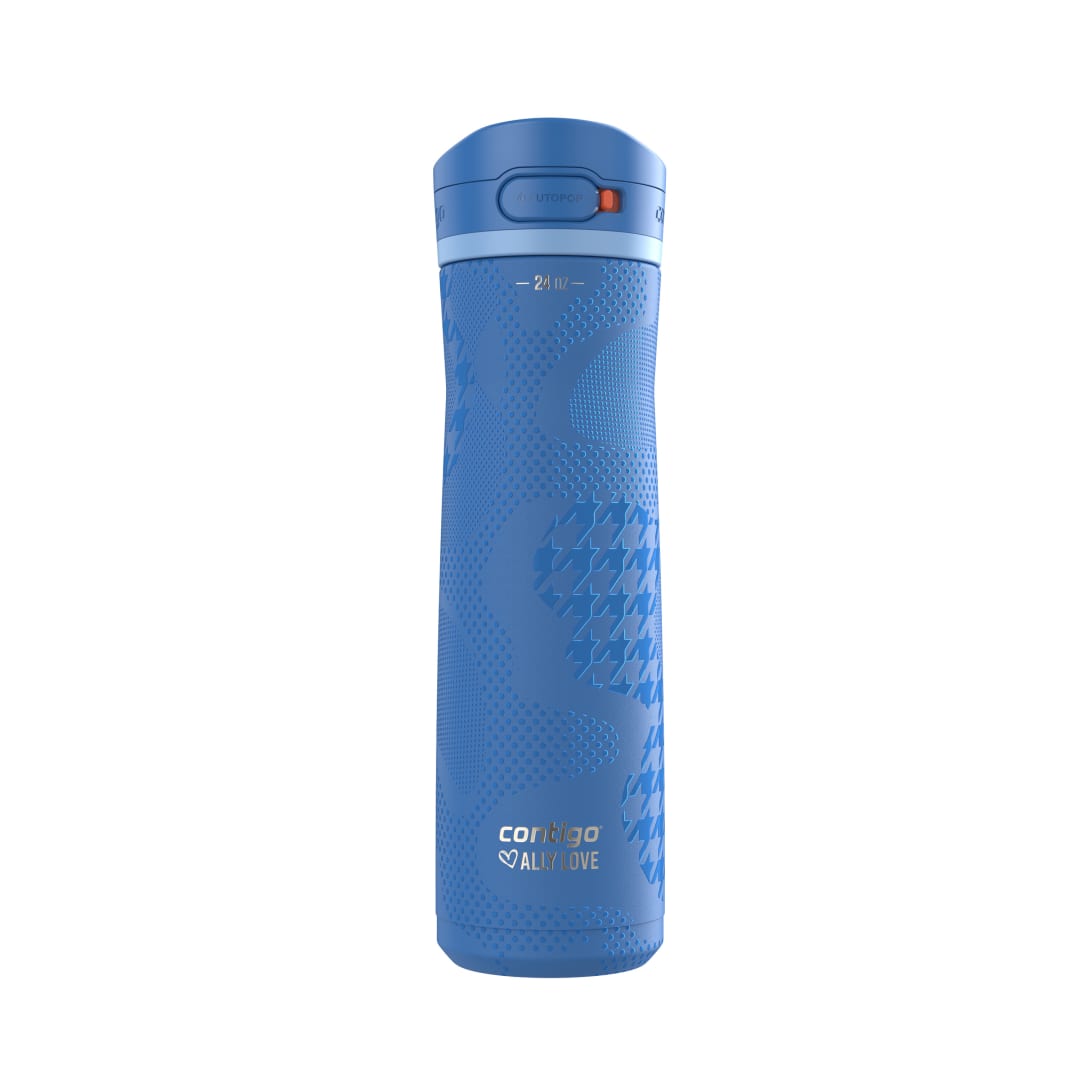 Contigo® x Ally Love Jackson Chill 2.0 Botella de Agua de Acero Inoxidable con Tapa AUTOPOP®, 24oz, Stellar