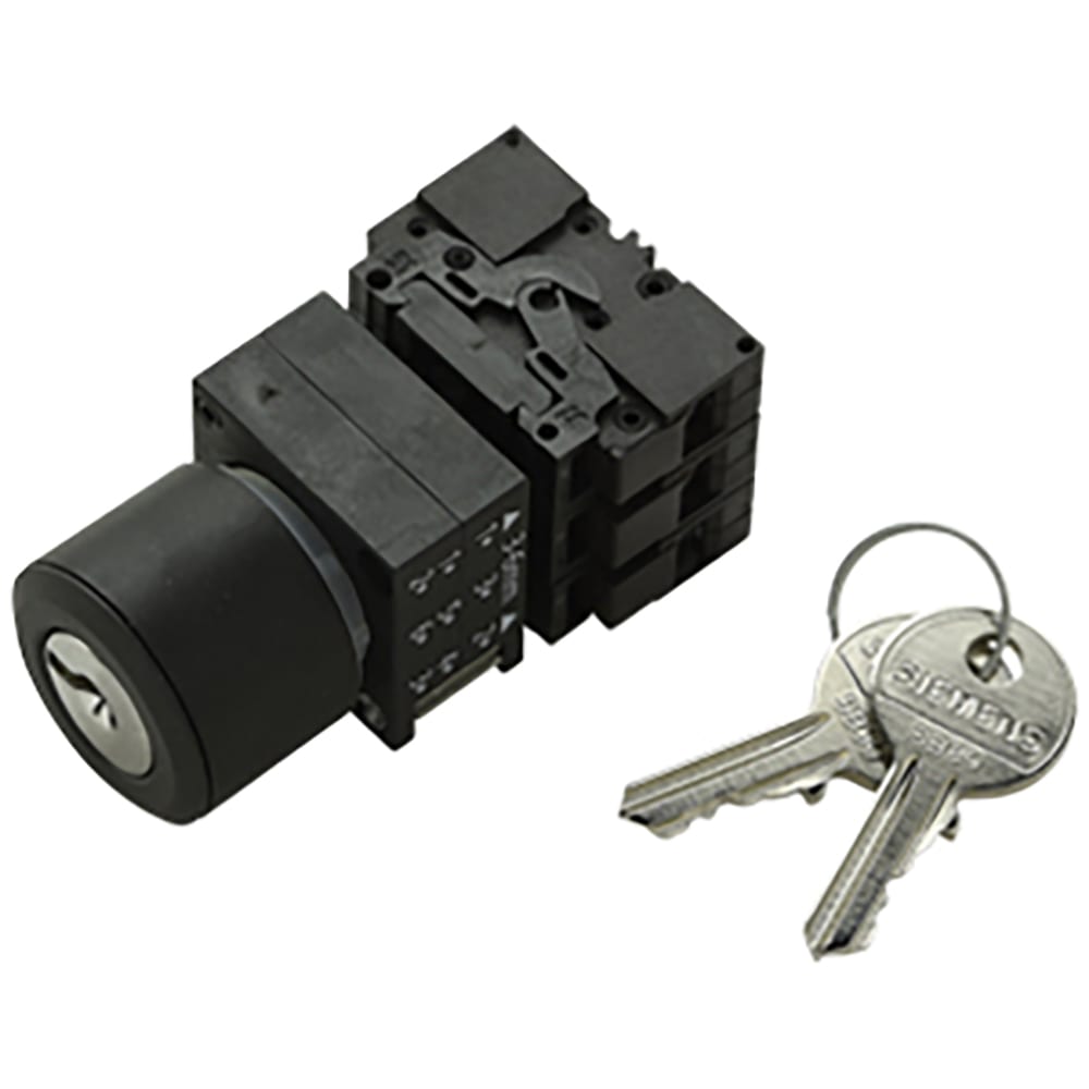 Galbreath™ Electric Key Switch 3 Position Maintain 22MM