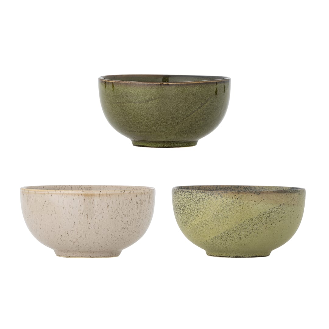 82072705 - Addison Bowl, Green, Stoneware STOCK: 300