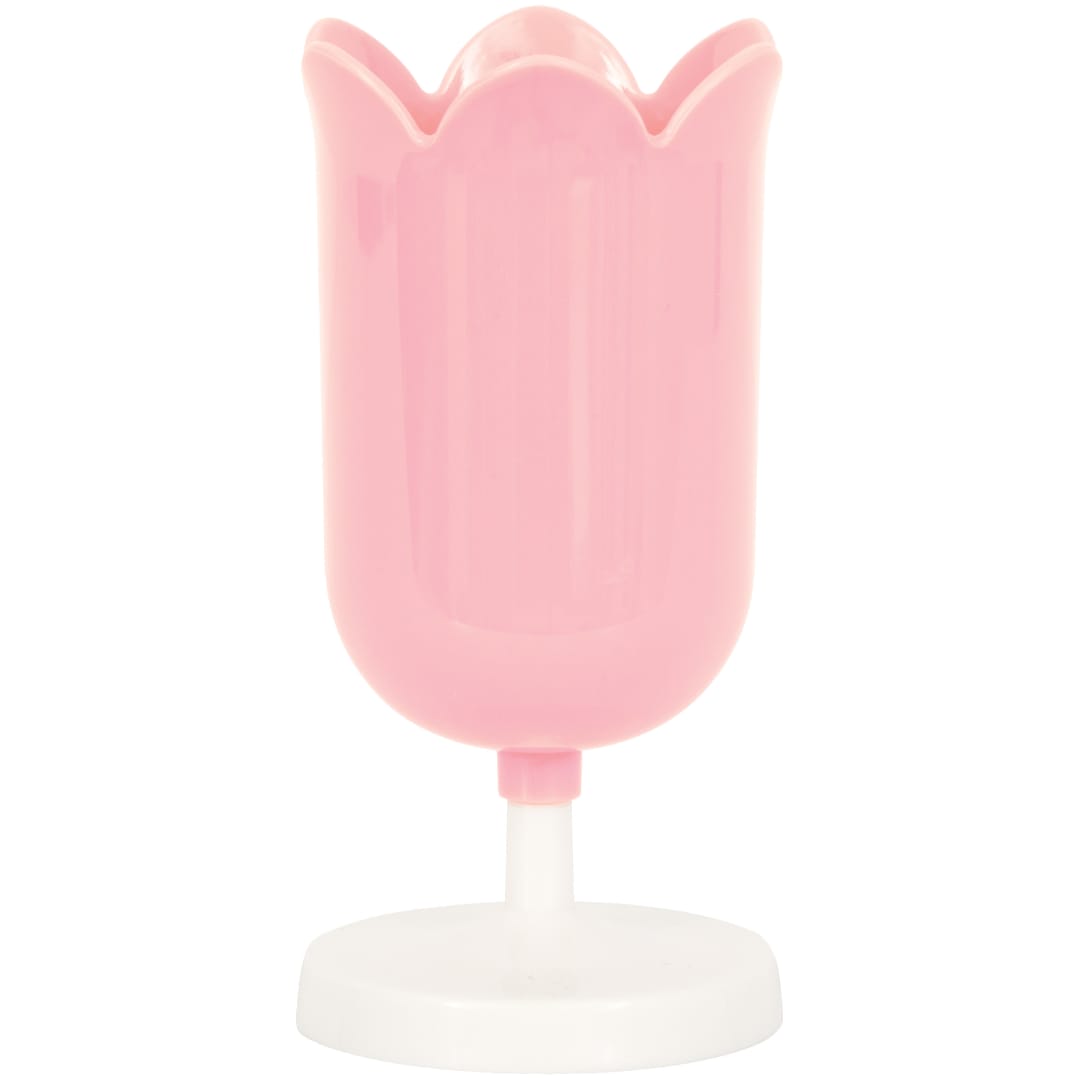 Pink Flower Shaped 5.7oz Plastic Cup