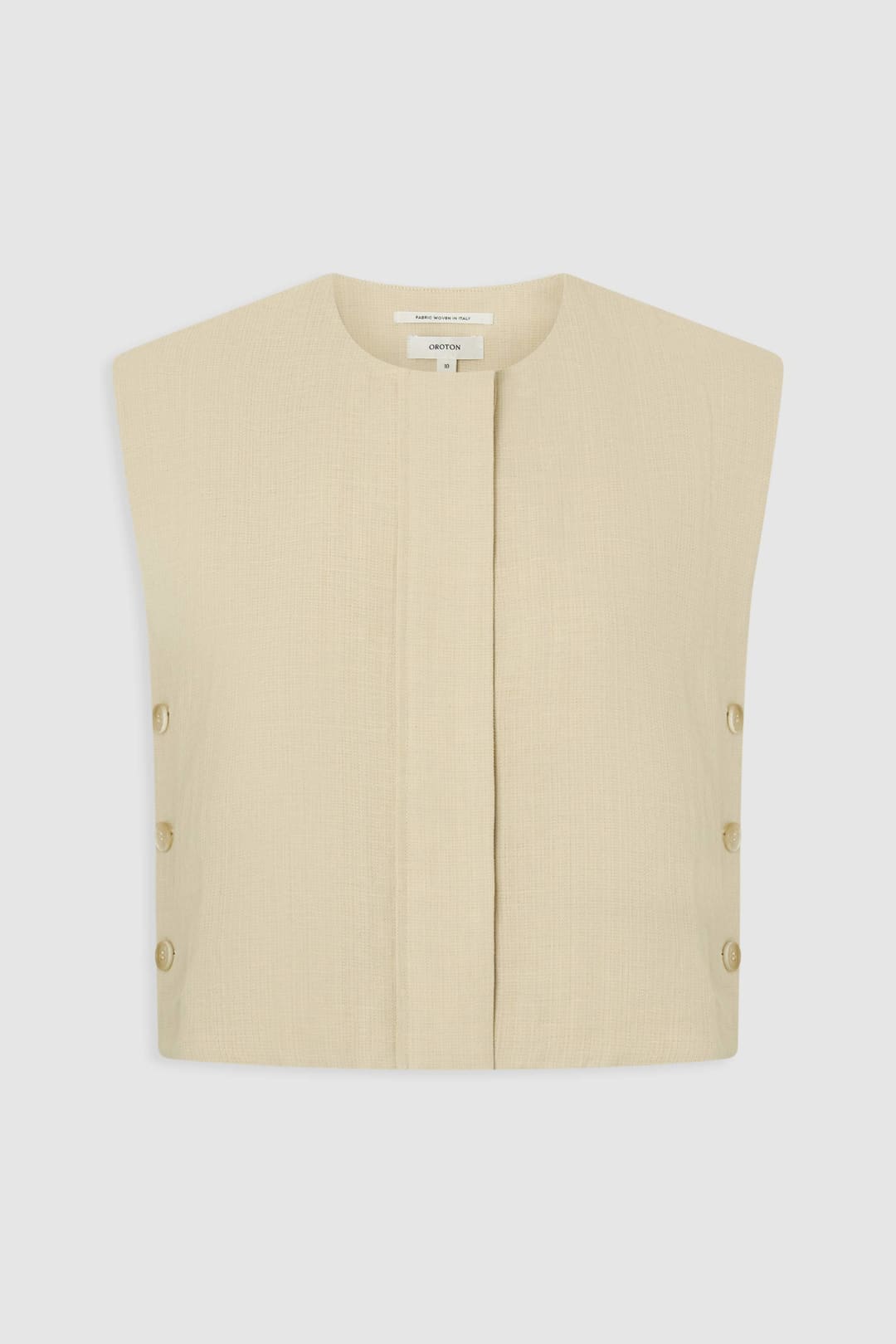 Button Detail Vest