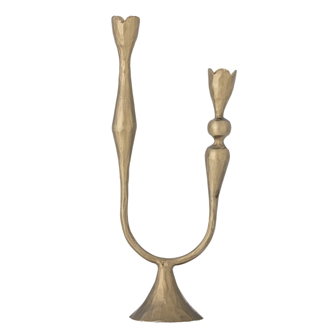 82066570 - Vesc Candle Holder, Brass, Iron STOCK: 1