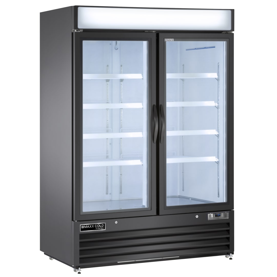 MVMF48B - Two Glass Door Merchandiser Freezer