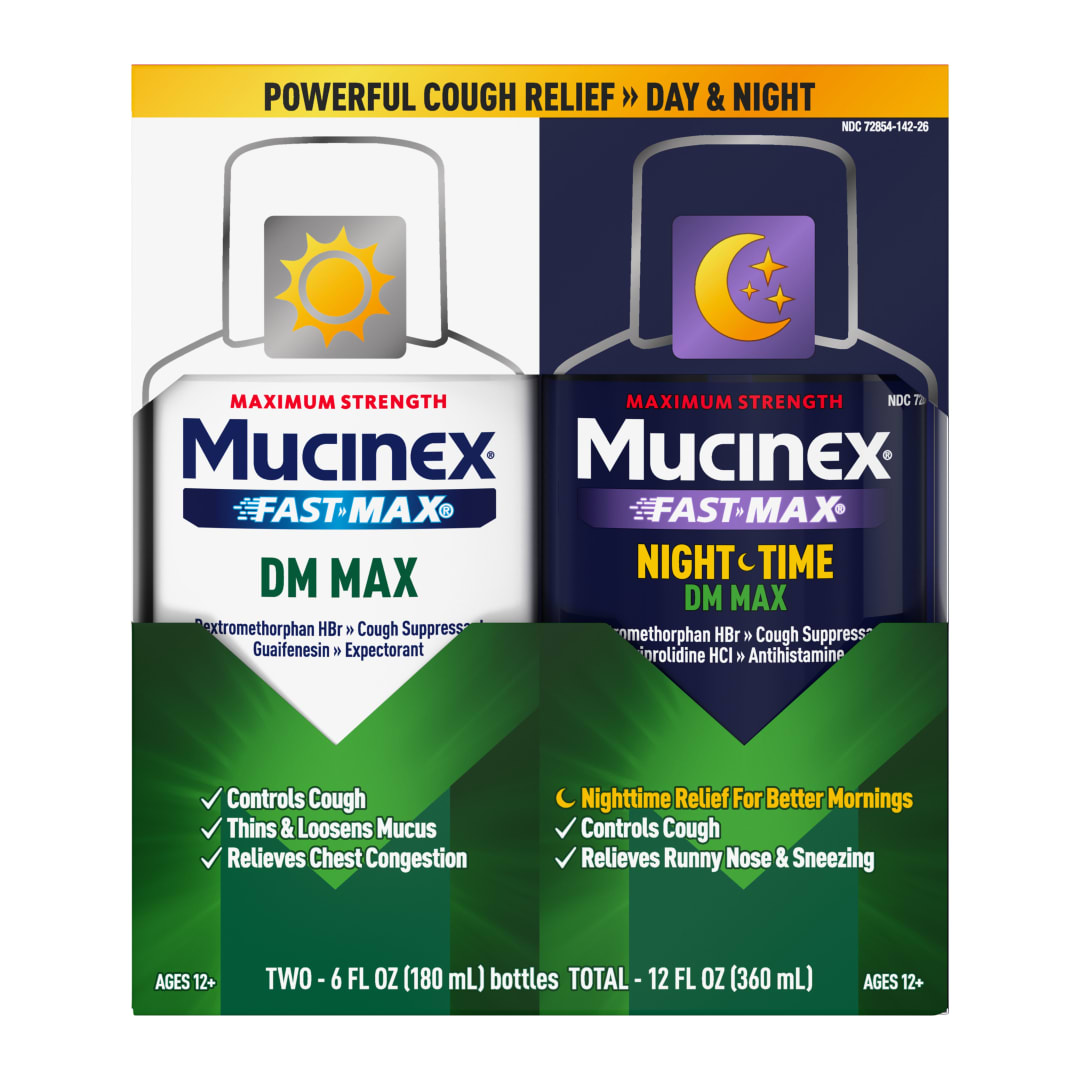 MUCINEX® FAST-MAX® DM Max & Fast Max Nighttime DM Max Combo Pack 3/(2x6) oz.