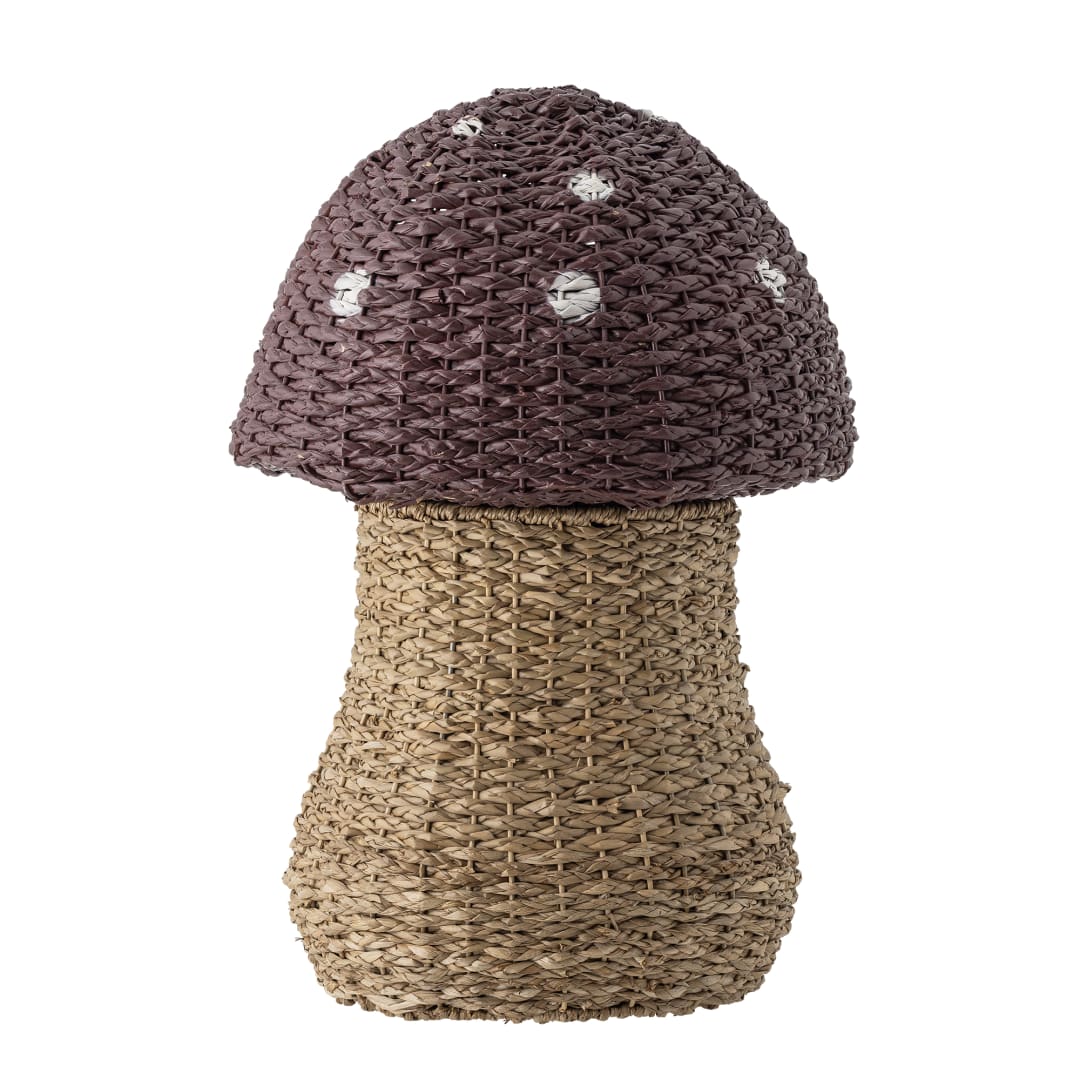 82048260 - Corintha Basket w/Lid, Red, Seagrass STOCK: 105