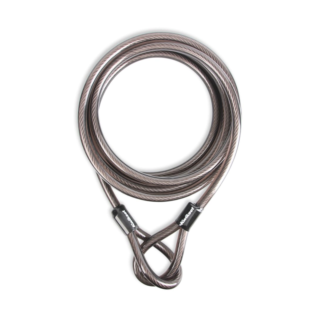 Kwikset 15 ft Looped End Security Cable, 5/8 in Diameter, 1 Pack