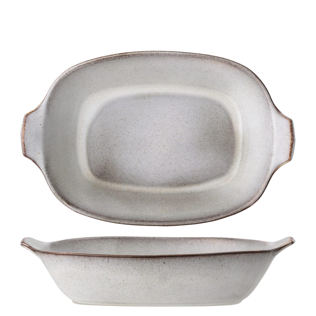 82046921 - Sandrine Oven Dish , Nature, Stoneware STOCK: 66