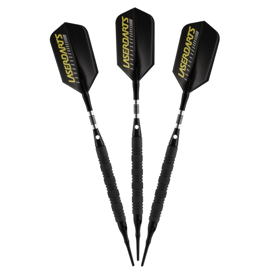 Laserdarts Black Eagles 90% Tungsten Soft Tip Darts 20 Grams