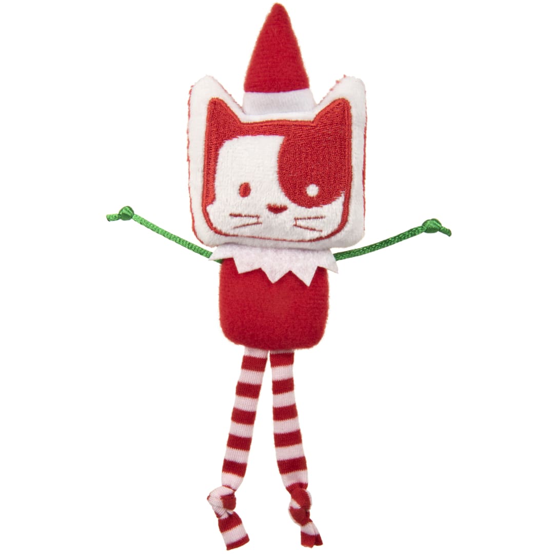 SmartyKat Santa's Helper SmartyKat Holiday Soft Plush Catnip Cat Toy