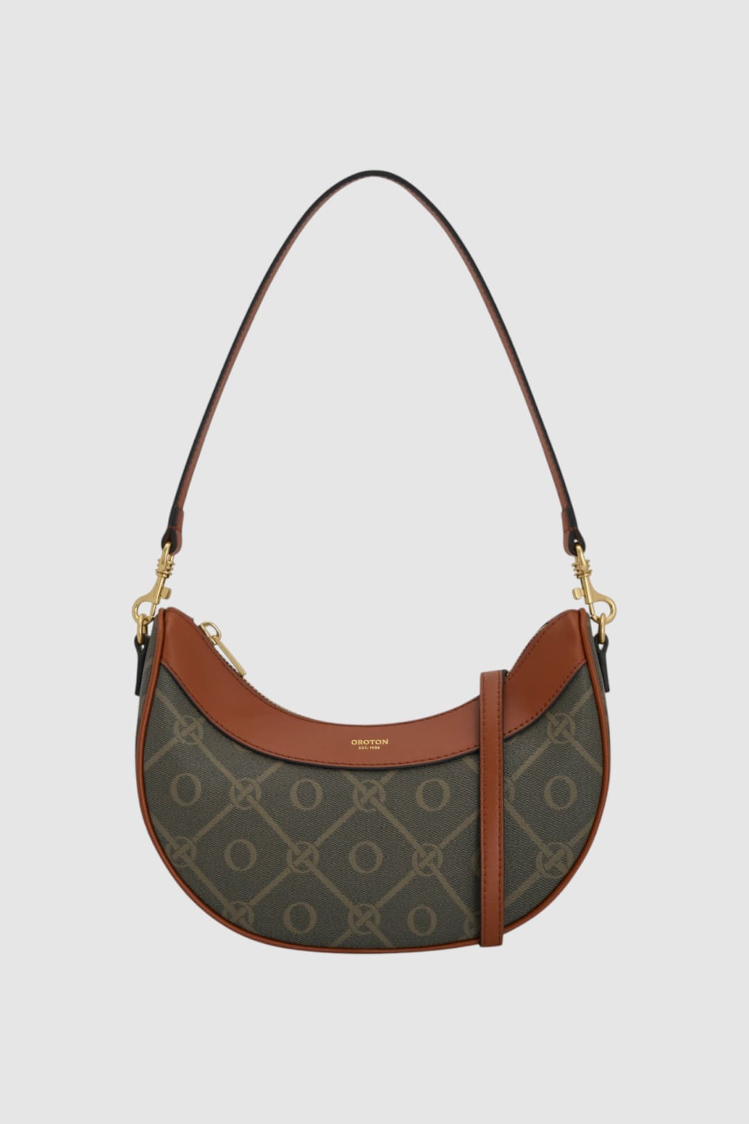 Harvey Signature Crescent Shoulder Bag