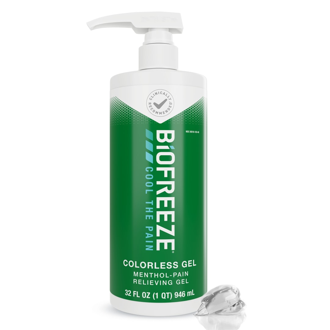 Biofreeze Pain Relief Gel, 32 oz. Pump, Colorless