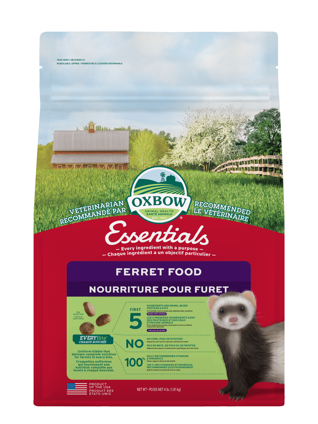 Essentials Ferret Food - 4 lb, Canada Version