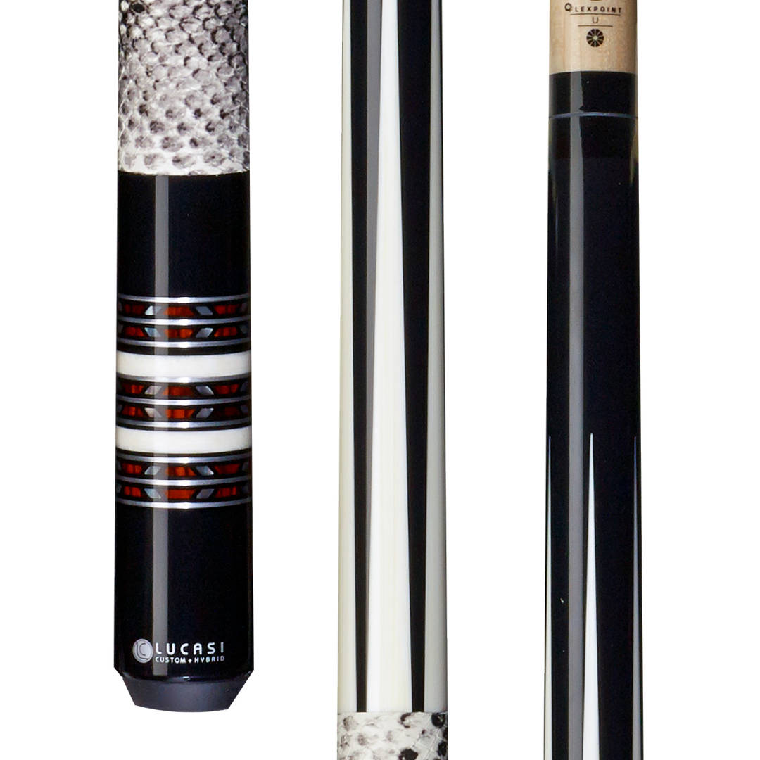 Lucasi BLK, WHT 6PT COCOBOLO R