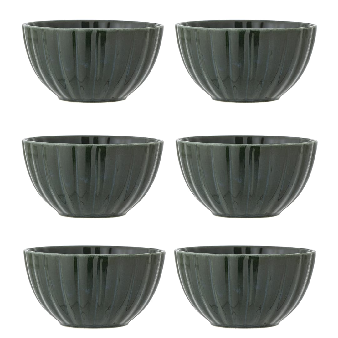 82061205 - Latina Bowl, Multipack, Green, Stoneware STOCK: 10