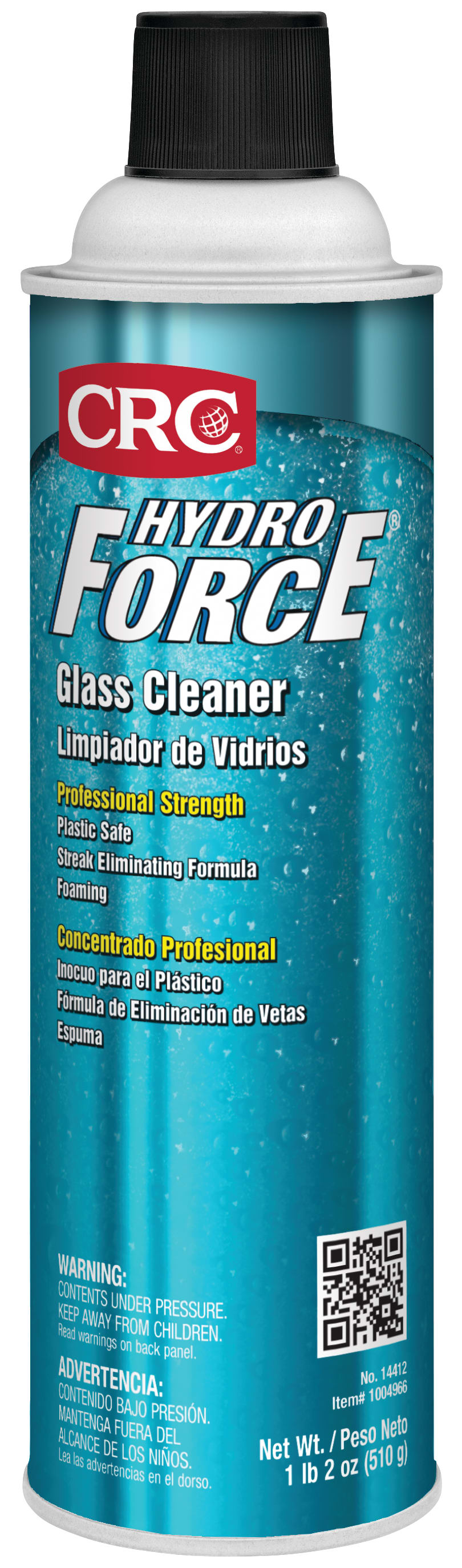 CRC HydroForce Glass Cleaner Professional Strength 1X18OZ