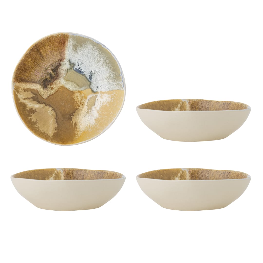 82072536 - Lacey Bowl, Multi, Stoneware STOCK: 169